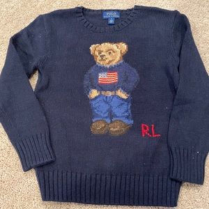 Polo Bear sweater size 5